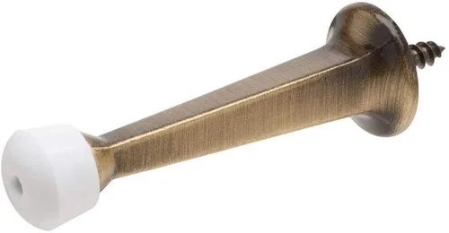 Vista 6 de Liberty Tope de puerta Premium de metal sólido rígido cepillado de 3 pulgadas (latón antiguo, 1 paquete)
