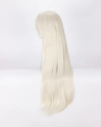 Vista 2 de Role Play For Kakegurui Compulsive Gambler 2 Yomoduki Runa Cosplay Wigs Long Straight Light Golden