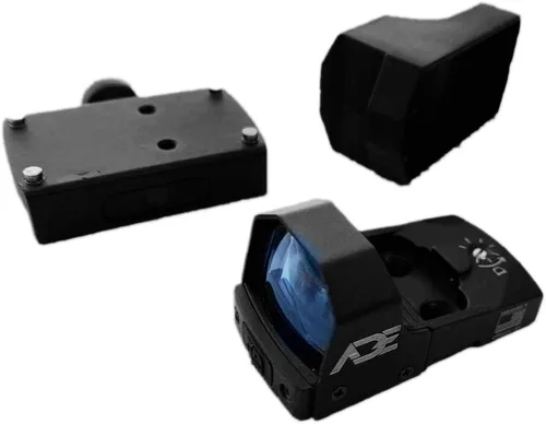 Ade Advanced Optics RD3-006B - Mira de punto verde para pistola con base Pictinny extraíble