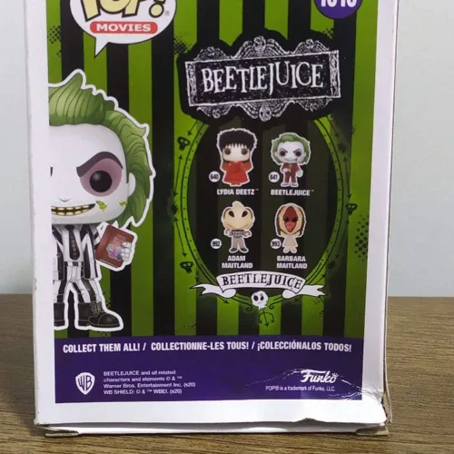 Vista 5 de Funko Películas POP! #1010 - Beetlejuice [Manual del GIT recientemente fallecido] NYCC 2020 Exclusivo compartido
