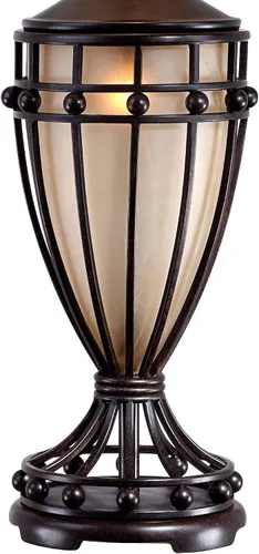 Vista 5 de Cardiff 33" Large Table Lamp Night Light Iron Bronze Brown Urn