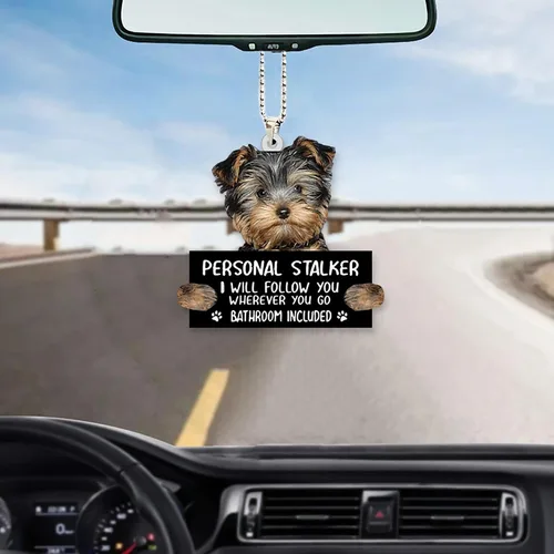 Vista 30 de Alaskan Malamute - Adorno colgante de coche para acechar personalmente, adorno de acrílico con nombre personalizado para perro, adorno de Navidad