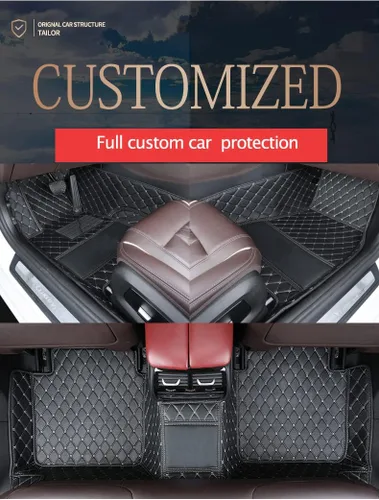 Vista 5 de Tapetes personalizados para suelo de automóvil para 95% de los sedán, SUV, deportivos, cobertura completa, para todo tipo de clima, hombres y 1