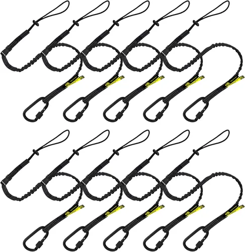 Vista 14 de BearTOOLS Cordón de seguridad intercambiable para herramienta de cambio rápido, 3 en 1, protección contra caídas de seguridad, bloqueo de tornillo