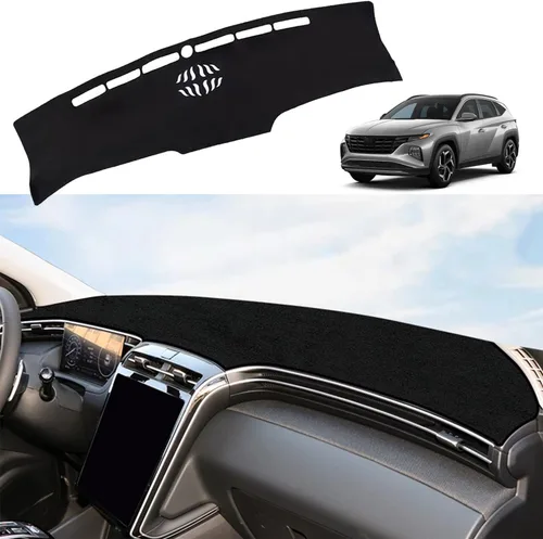 Vista 10 de Funda para salpicadero, almohadilla para salpicadero, tapete acolchado, personalizado para Hyundai Tucson 2016 2017 2018, accesorios, protector