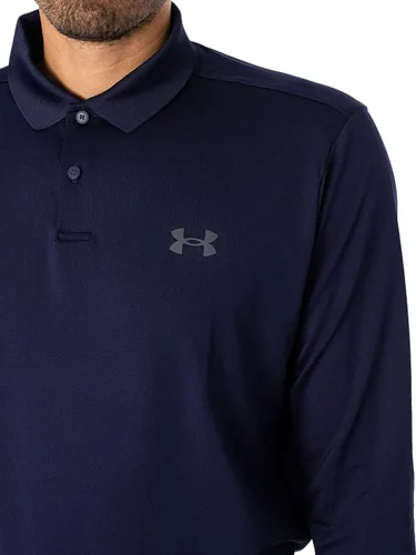 Vista 4 de Under Armour Polo Performance 3.0 de manga larga para hombre