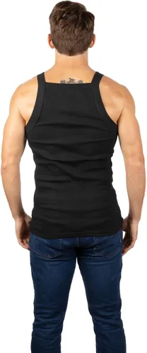 Vista 3 de Paquete de 3 camisetas sin mangas de algodón estilo G-Unit para hombre con corte cuadrado