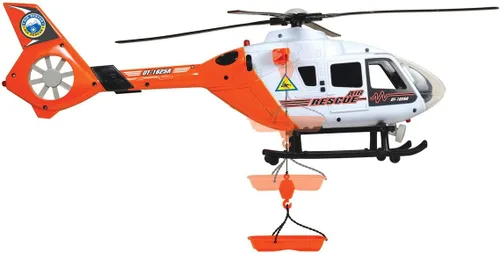 Vista 3 de DICKIE TOYS Helicóptero de rescate SOS ligero y sonoro con cuchillas de rotor móviles, 25