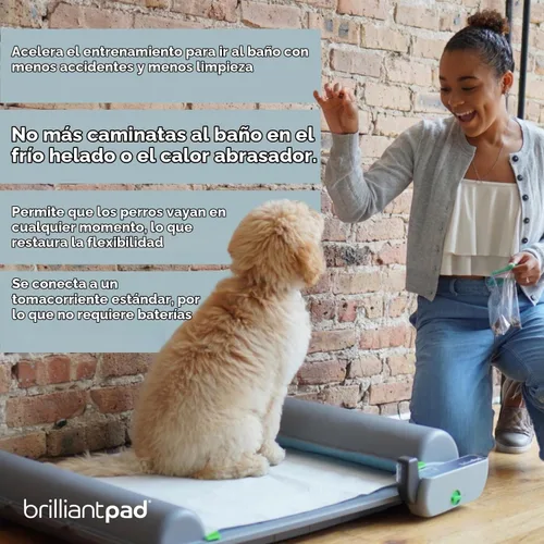 Vista 8 de BrilliantPad Orinal inteligente autolimpiante para perros