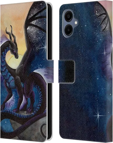 Vista 70 de Head Case Designs Officially Licensed Carla Morrow Galactic Entrancement Dragons Leather Wallet Case Compatible with Samsung Galaxy A07 4G