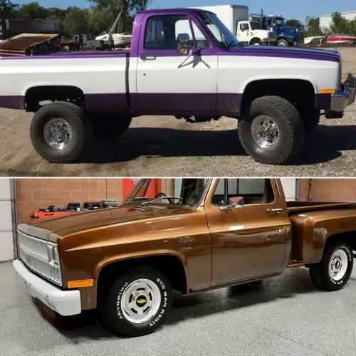 Vista 4 de Para 1981-1991 Chevrolet Pickup Blazer Jimmy Suburban C10 C20 C30 GMC Parachoques Delantero Señal Lateral Marcador Carcasa Lente Ámbar 915557 915558