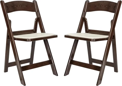 Vista 26 de Flash Furniture Hercules Tucker - Silla plegable de resina negra comercial, ligera, asiento extraíble acolchado de vinilo, para uso en interiores