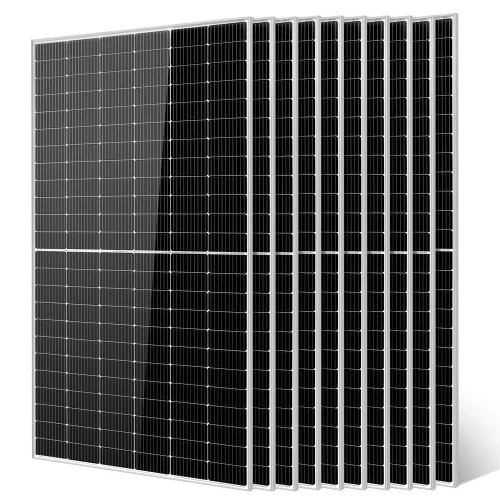 Vista 24 de SUNGOLDPOWER UL61730 Panel solar de 415 W, 6 unidades, monocristal, célula de clase A, negro, alta eficiencia, VMP 31.1V/PC, para sistema solar