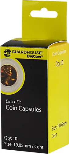 Vista 6 de Cápsulas de monedas American Gold Eagle de ajuste directo de 1 onza – Paquete al por menor de 10 1 Oz Oro