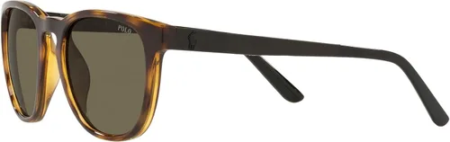 Vista 3 de Polo Ralph Lauren Ph4182u - Gafas de sol cuadradas de ajuste universal para hombre, Marrón, 53 mm