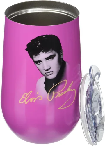 Vista 2 de Spoontiques 16947 Elvis Presley - Vaso de vino de acero inoxidable