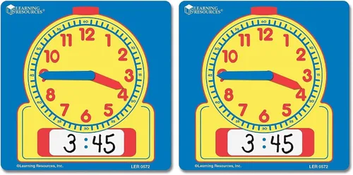 Vista 4 de Learning Resources Escribe y borra relojes de estudiante