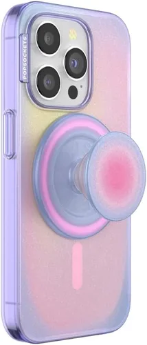 Vista 11 de PopSockets Funda para iPhone 15 con agarre para teléfono y deslizador compatible con MagSafe, Funda para iPhone 15, Compatible con carga inalámbrica