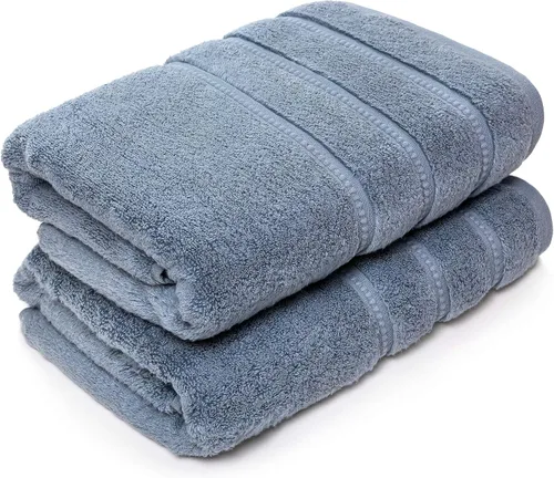 Vista 6 de Softerry Juego de toallas de baño de felpa prémium Zero Twist, 100% algodón suave, longitud de algodón egipcio, extra absorbentes, calidad de hotel