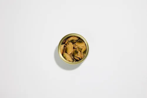 Vista 5 de Ekone Mejillones ahumados cultivados, criados, enlatados en el estado de Washington, 2.75 onzas (paquete de 6)