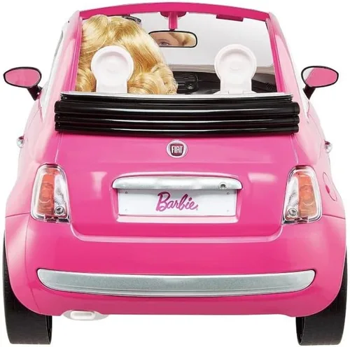 Vista 3 de Barbie Fiat 500 Muñeca y vehículo