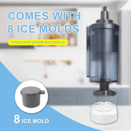 Vista 3 de Accesorio de hielo afeitado para batidora de pie de ayuda de cocina, máquina de cono de nieve, máquina de hielo afeitado, máquina de hielo de nieve