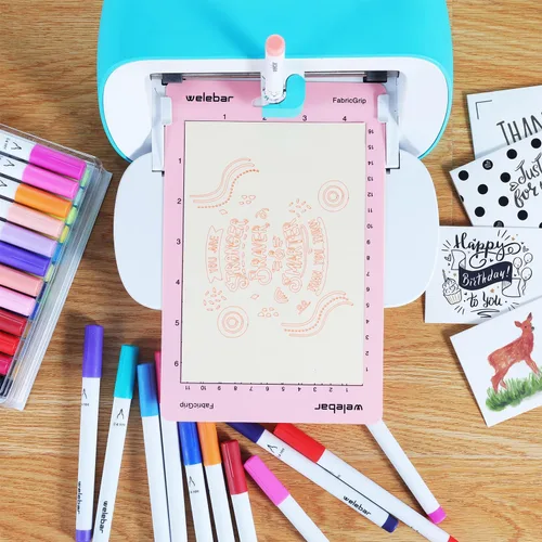 Vista 5 de Bolígrafos de punta fina de 0.4 puntas compatibles con Cricut Joy/Xtra, paquete de 36 bolígrafos surtidos de punta fina para dibujar, escribir, 0.4