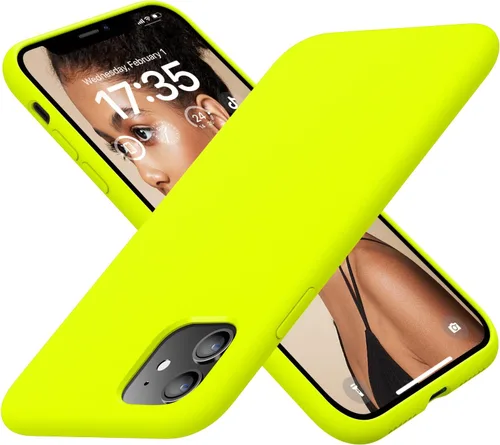 Vista 15 de Funda compatible con iPhone 11, silicona [forro de microfibra suave antiarañazos] [delgada a prueba de golpes] Funda mejorada para teléfono 11