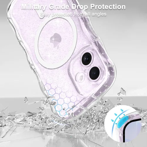 Vista 62 de Pepmune Funda magnética para iPhone 17 Pro Max, color rosa