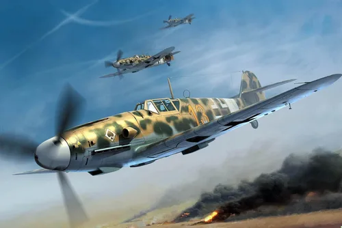 Vista 2 de Trumpeter Messerschmitt BF 109G-2/Trop Kit