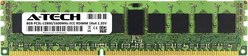 Vista 2 de A-Tech 8GB RAM for Supermicro Super H8DCT-F, H8SCM-F, H8SGL-F, X8DT6-F, X8DTE-F, X8DTL-6, X8OBN-F, X9DBi-F, X9DBU-3F DDR3 1600MHz PC3L-12800 ECC