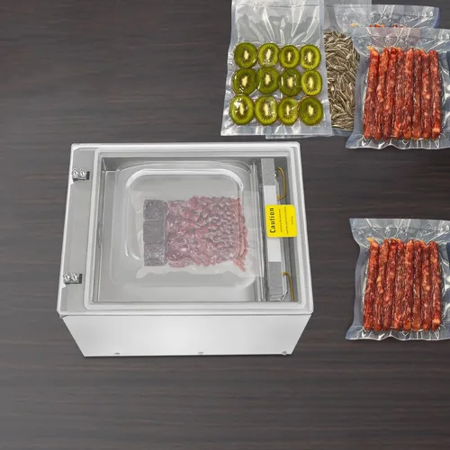 Vista 2 de Sellador al vacío de cámara, máquina de envasado de cocina, sellador al vacío de cámara de alimentos de cocina, sellador al vacío de 110 V