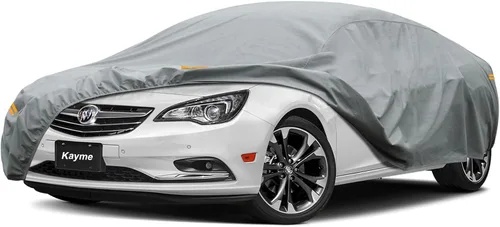 Vista 148 de Kayme Funda de Coche de Servicio Pesado Impermeable para Todo Tipo de Clima, Ajuste Personalizado para Tesla Model S, Cubierta Exterior Completa