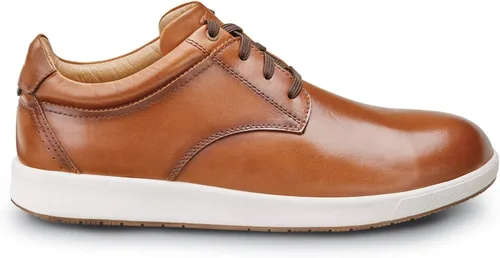 Vista 3 de Florsheim Trabajo cruzado, para hombre, puntera de acero, EH, MaxTrax antideslizante, zapatos de trabajo Oxford casuales
