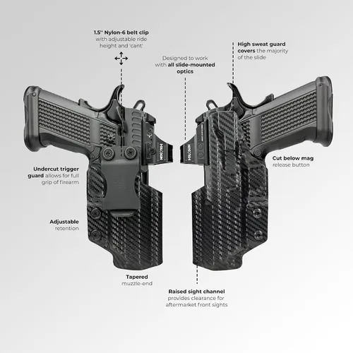 Vista 5 de IWB - Funda protectora de sudor para Beretta APX A1 tamaño completo