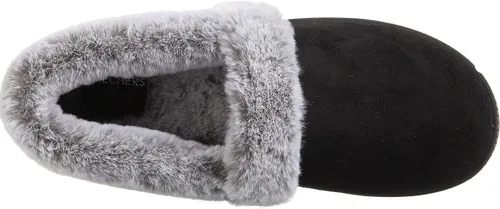 Vista 5 de Skechers Cozy Campfire-Team Toasty - Pantuflas de microfibra con forro de piel sintética para mujer