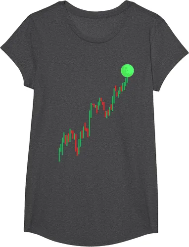 Vista 74 de Cute Stock Trading Design for Men Women Stock Market Trader T-Shirt Asphalt Grey