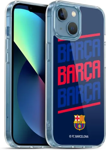 Vista 347 de Head Case Designs Funda de gel suave con licencia oficial del FC Barcelona Barca Crest Graphics [protección de grado militar] compatible con Apple