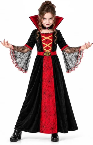 Vista 7 de Morph, Vampire Costume for Girls, Halloween Costumes for Kids Morado