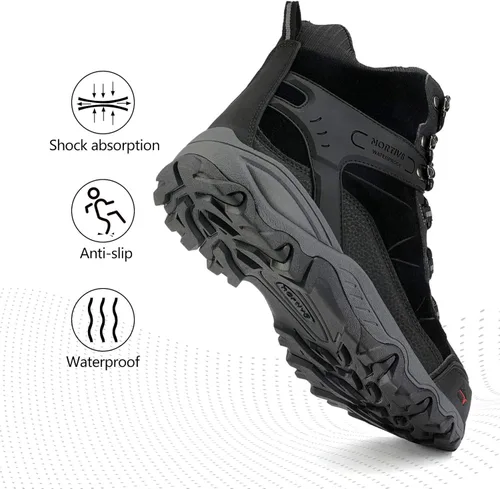 Vista 5 de NORTIV 8 - Botas de senderismo impermeables para hombre
