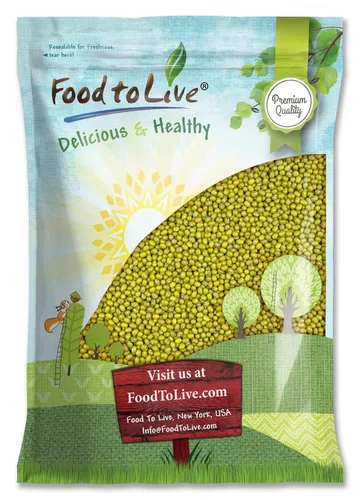 Vista 5 de Food to Live - Frijoles mungos secos (Kosher, Granel)