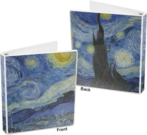 Vista 5 de The Starry Night (Van Gogh 1889) - Carpeta de 3 anillas, 1 pulgada