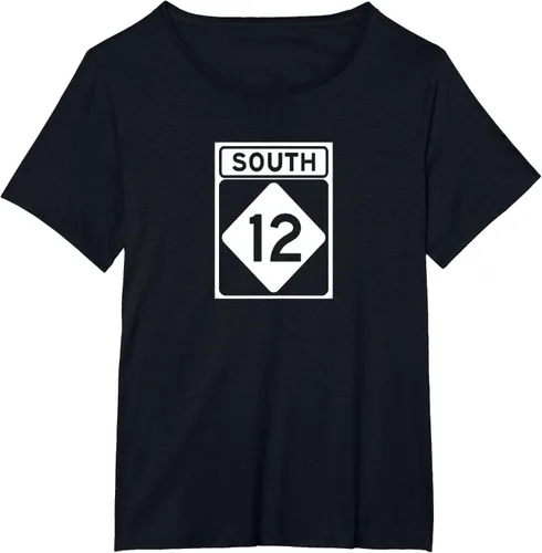 Vista 69 de Highway 12 South NC Outer Banks North Carolina Hwy - Camiseta, Negro, S