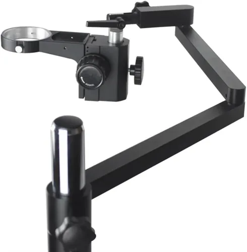 Vista 3 de Microscope Kit Rotatable Universal Articulating Arm Stand for Binocular Trinocular Stereo Zoom Microscope Focus Microscopio Camera Repair Tools