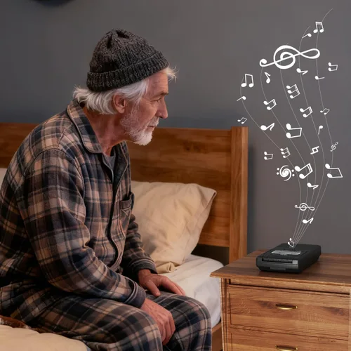 Vista 7 de Coby Reproductor de cassette portátil y grabadora con auriculares sobre la oreja, micrófono integrado, grabación de un solo toque, parada