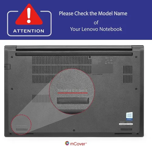 Vista 4 de mCover Funda compatible solo con computadora Windows de 15.6 pulgadas Lenovo ThinkPad E15 AMD Gen 2/3/4 Series 2020 ~ 2022