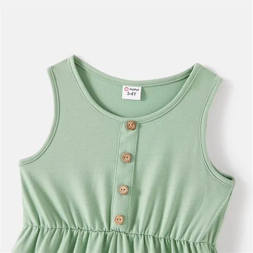 Vista 6 de PATPAT Conjunto de camiseta de manga corta con estampado floral para madre e hija