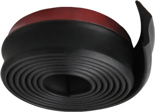 Vista 6 de Alerón universal para parachoques delantero de coche, protector de goma para molduras exteriores (8.2 ft)