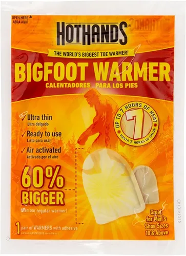 Vista 2 de HotHands Bigfoot - Calentador adhesivo para dedos Paquete económico de 5