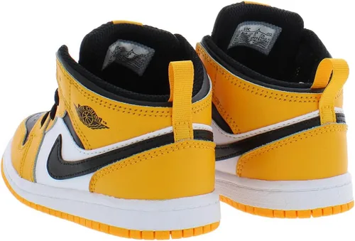 Vista 2 de Jordan Niño 1 Mid NegroIris Oscuro-Blanco (640735 095)